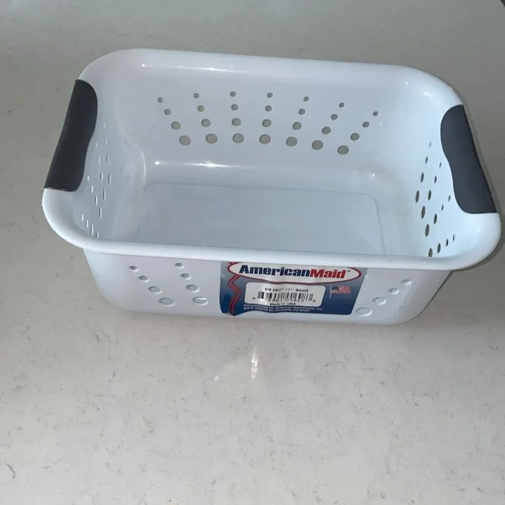 American Maid Rectangular Dish‎ Basin - White
